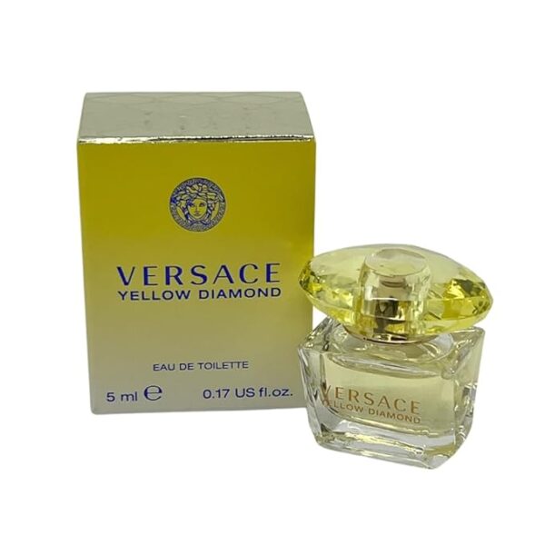 Versace 3-piece Miniatures Fragrance Collection - Bright Crystal Absolu, Bright Crystal, Yellow Diamond - Gift set for Women 0.17 fl oz each - Image 6