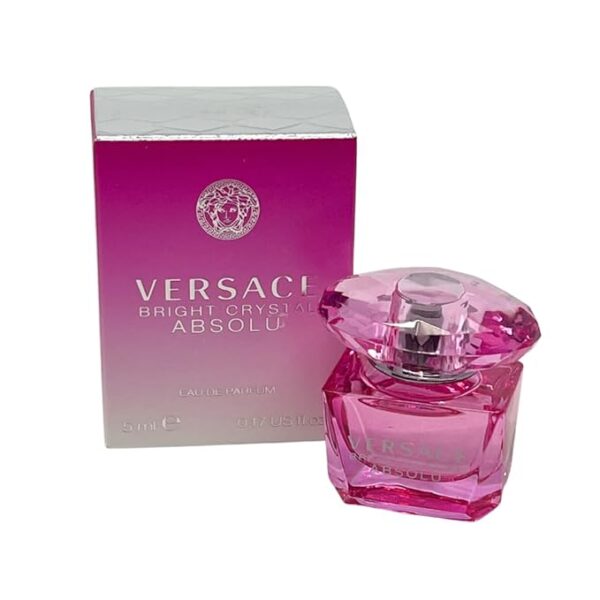 Versace 3-piece Miniatures Fragrance Collection - Bright Crystal Absolu, Bright Crystal, Yellow Diamond - Gift set for Women 0.17 fl oz each - Image 4