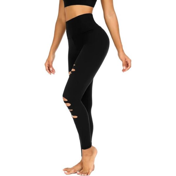 FULLSOFT Soft Leggings for Women - High Waisted Tummy Control No See Through Workout Yoga Pants - Image 2