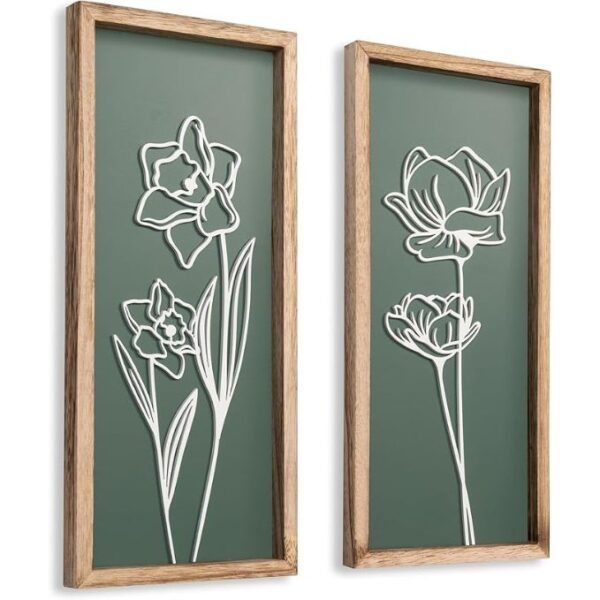 Floral Green Wall Art
