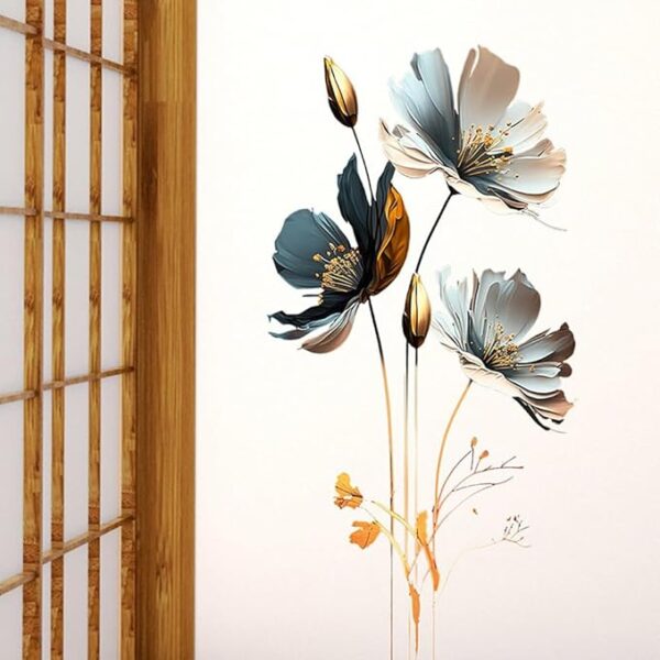 3D Wall Stickers DIY Flower Wall Decal Removable Waterproof Wall Art Decor for Bedroom Living Room Offices Home Decoration (Floral) - Image 5