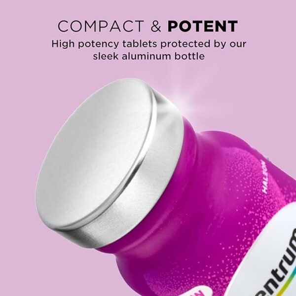 Centrum Age Defy for Women, 2-in-1 High Potency Multivitamin + Healthy Aging Supplement, Multivitamin Blend with Resveratrol, and Niacin for NAD+ Level Support, Aluminium Bottle, 56 Tablets - Image 5