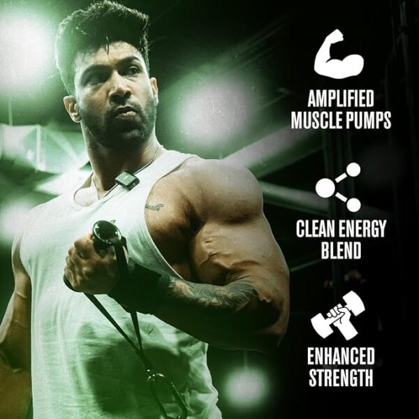 Jacked Factory NITROSURGE Pre Workout Supplement - Endless Energy, Instant Strength Gains, Clear Focus, Intense Pumps - NO Booster & Preworkout Powder with Beta Alanine - 30 Servings, Cherry Limeade - Image 3