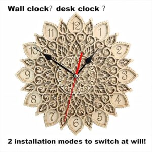 Flower Wall Clock