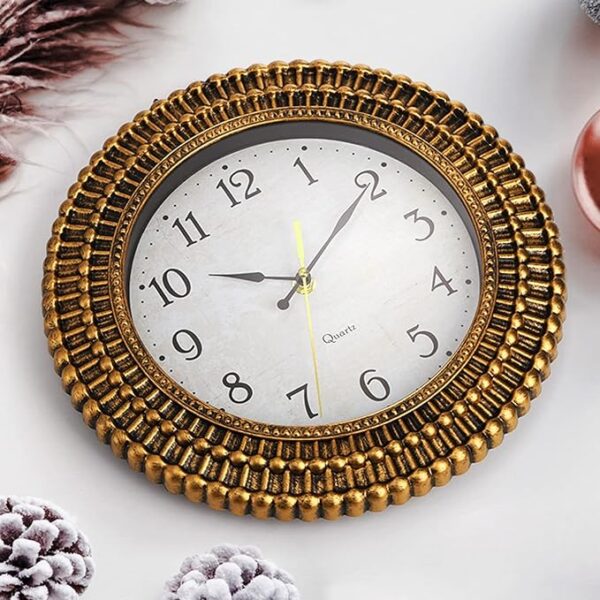 Bekith Wall Clock 12 Inch Silent Non-Ticking Retro Wall Clocks Battery Operated, Round Vintage Decorative Clock for Kitchen, Home, Office, Bedroom, Living Room, Bathroom, School - Image 7