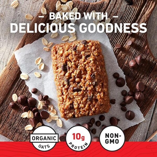 CLIF BAR - Chocolate Chip - Made with Organic Oats - Energy Bars - Non-GMO - Plant Based Protein Bars (15 Pack) - Image 4