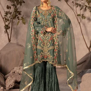 RAFIA Green Gharara