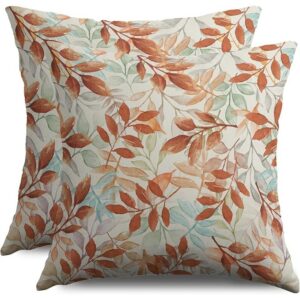 Colored Leaves Harvest Throw Pillowcases