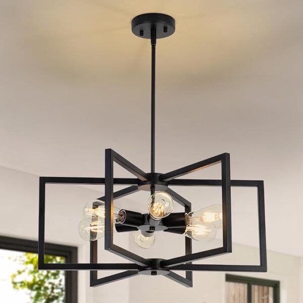 Black Chandelier for Dining Room