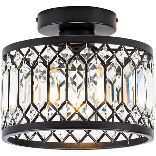 Crystal Ceiling Light Fixture
